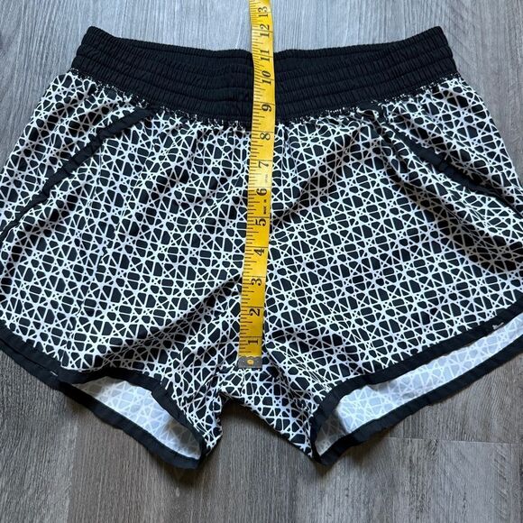 Champion Running Shorts Lined Black White Medium Athletic Workout Sporty - Picture 9 of 12